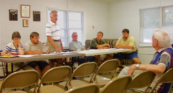 BWC Board of Directors in 2005 sitting around table